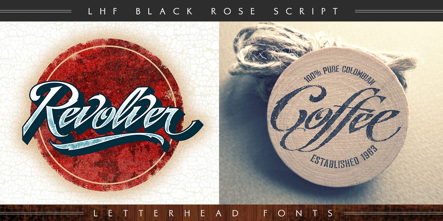 LHF Black Rose Script
